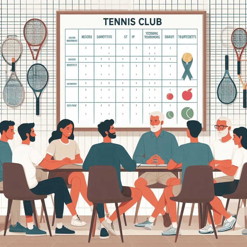 Wargrave Tennis Club Committee Graphic